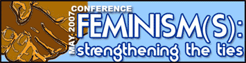 Logo for Feminisms conference